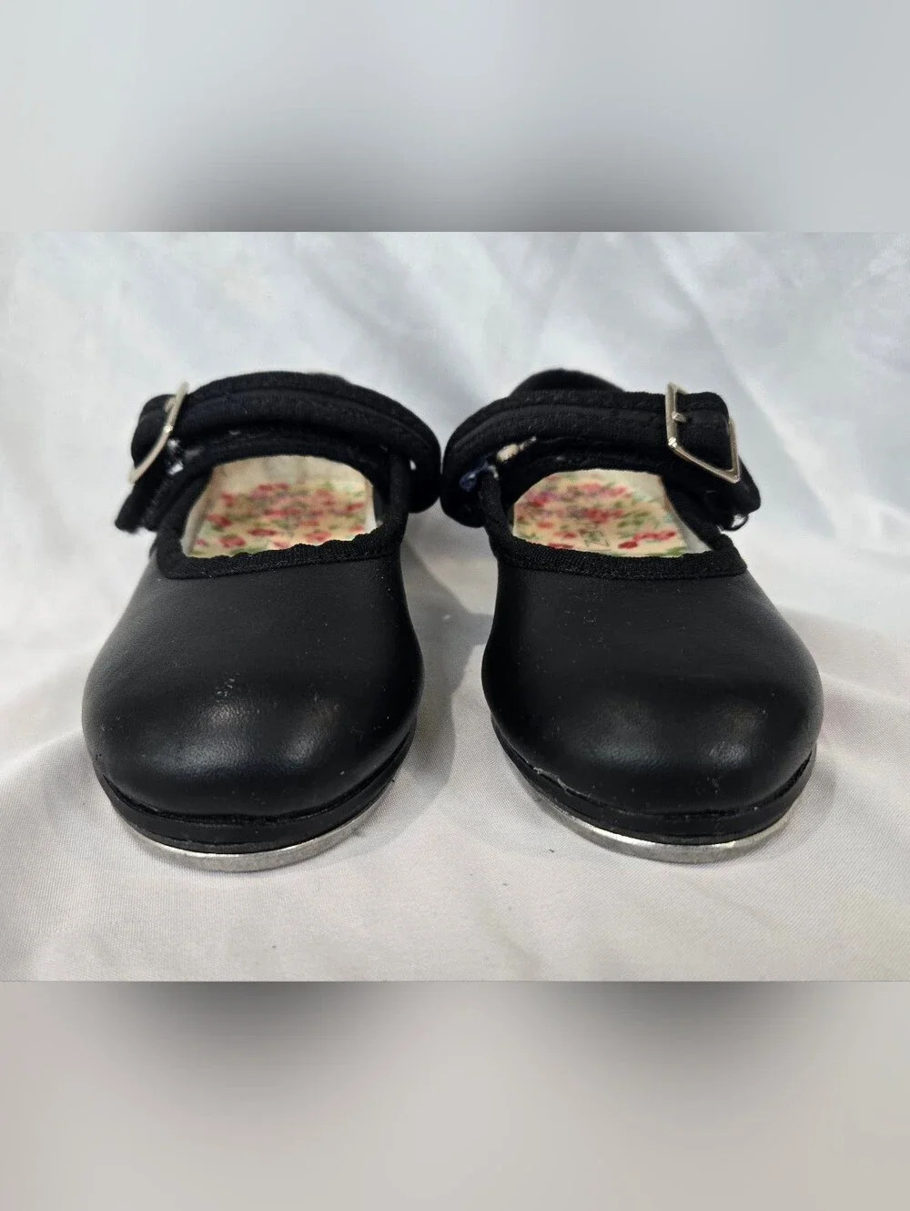 Capezio Black Mary Jane Tap Shoes for Kids - Strap Closure